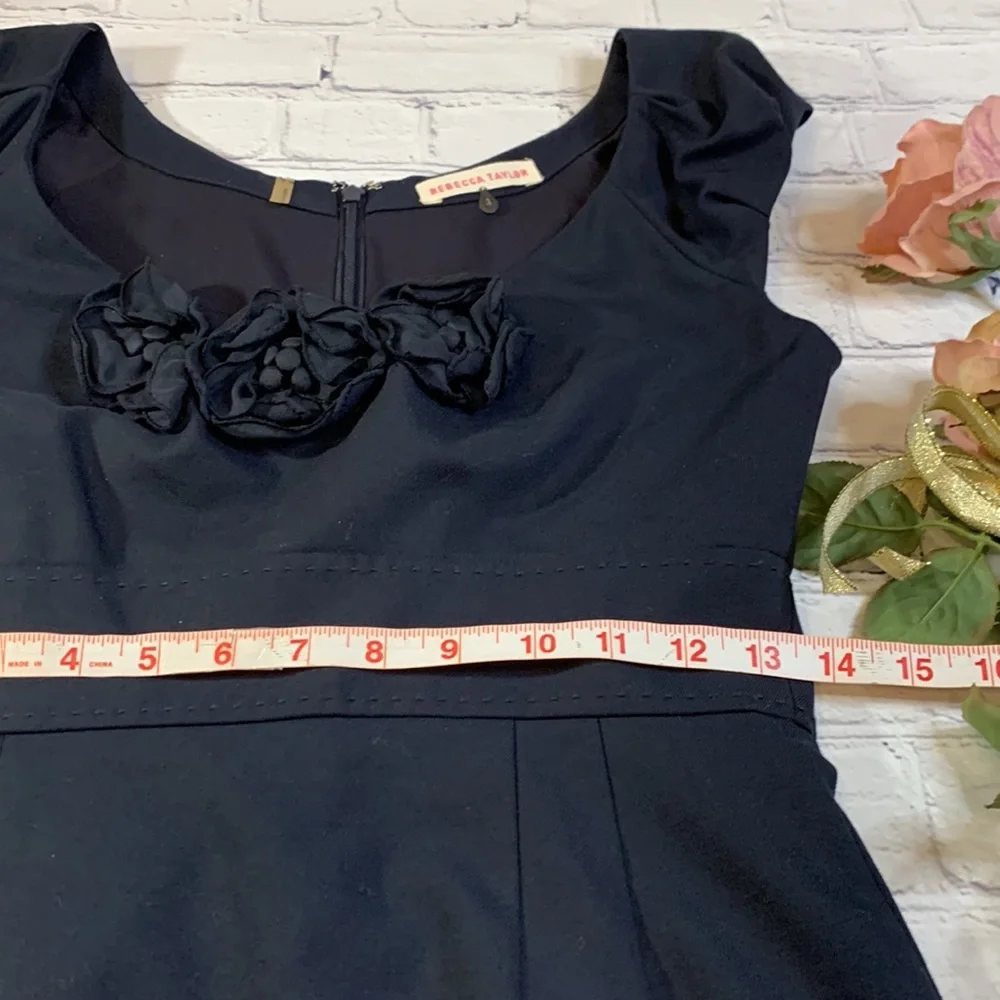 Rebecca Taylor Navy Blue Dress - Picture 7 of 14